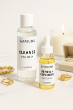 Load image into Gallery viewer, C L E A N S E + R E N E W &amp; R E P L E N I S H| Nail Care Combination
